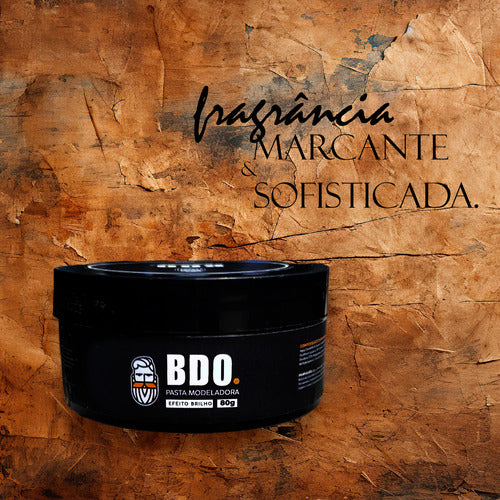 Pomada Modela Fácil Barba E Cabelo - Bigode De Ouro Brilho