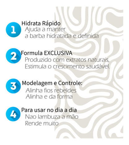 Balm Bdo Barba E Bigode Hidratante - Formula Exclusiva