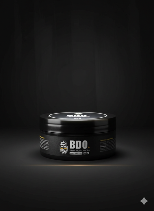 Pomada Modela Fácil Barba E Cabelo - Bigode De Ouro Brilho