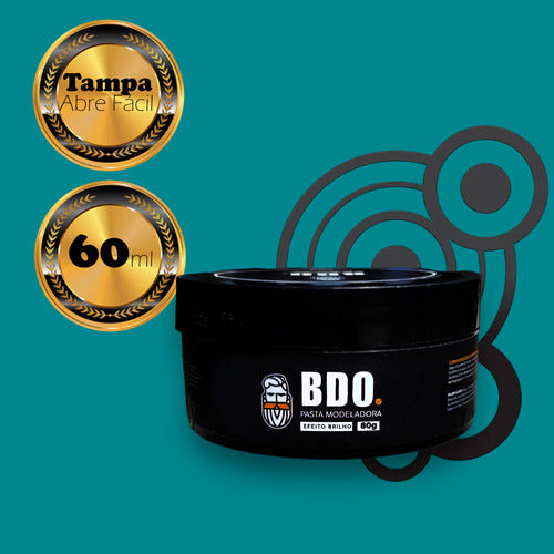 Pomada Modela Fácil Barba E Cabelo - Bigode De Ouro Brilho